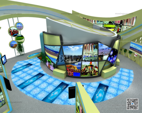 涪陵旅游展台展示展览设计3d模型下载